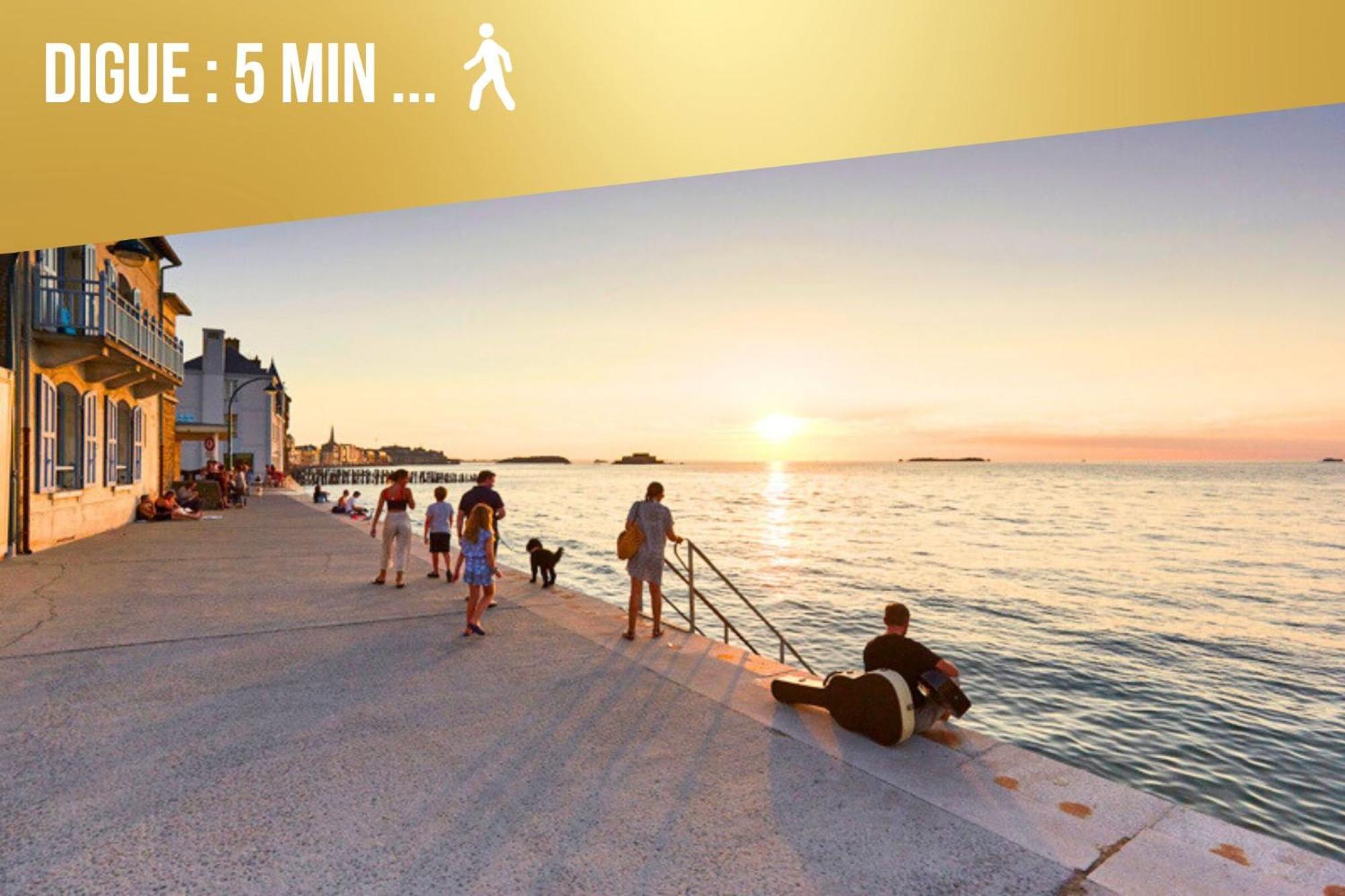 Layton - A 2 Min De La Plage, Du Sillon Et D'Intra Muros ! Сен-Мало Екстер'єр фото