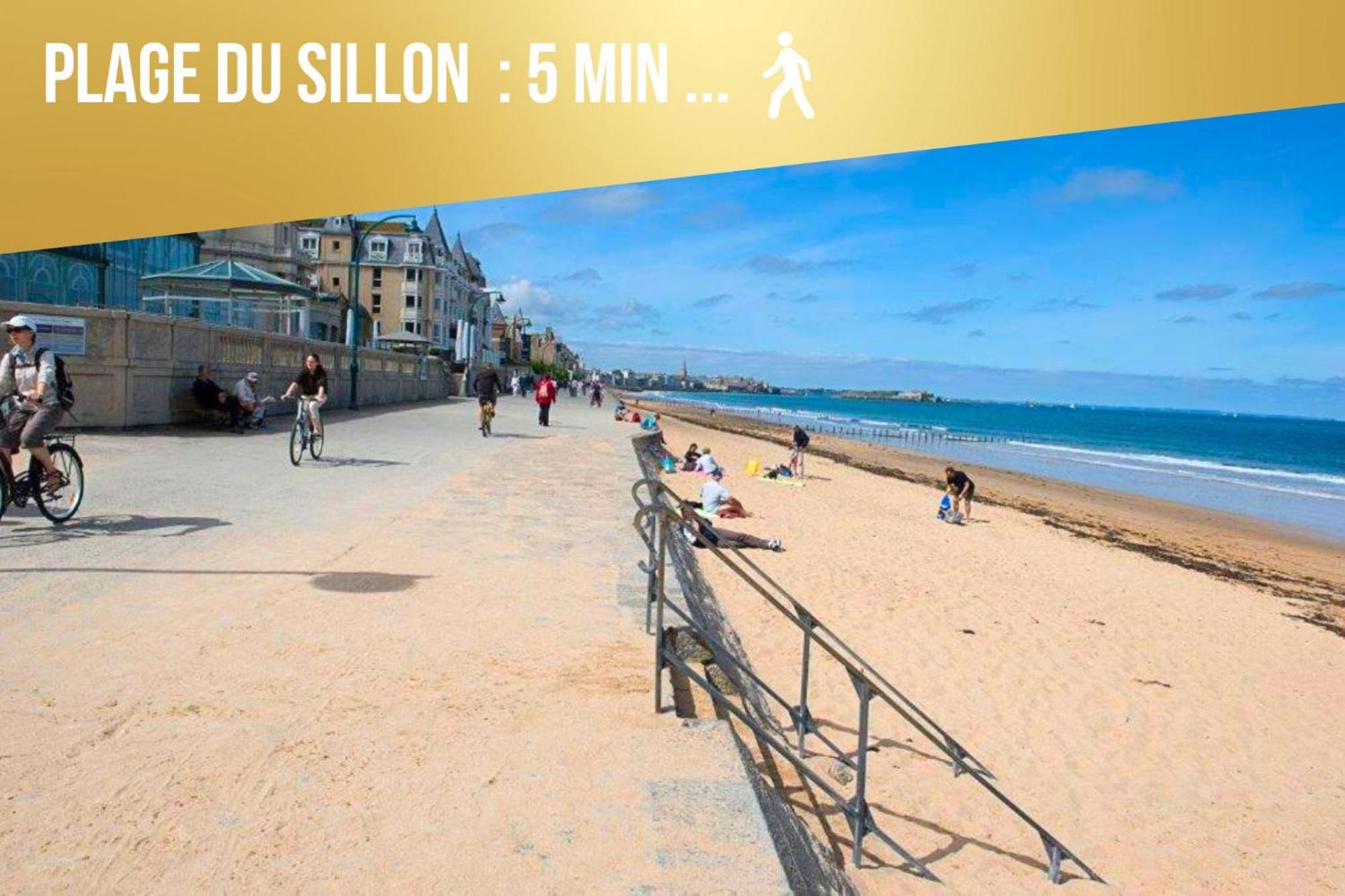 Layton - A 2 Min De La Plage, Du Sillon Et D'Intra Muros ! Сен-Мало Екстер'єр фото